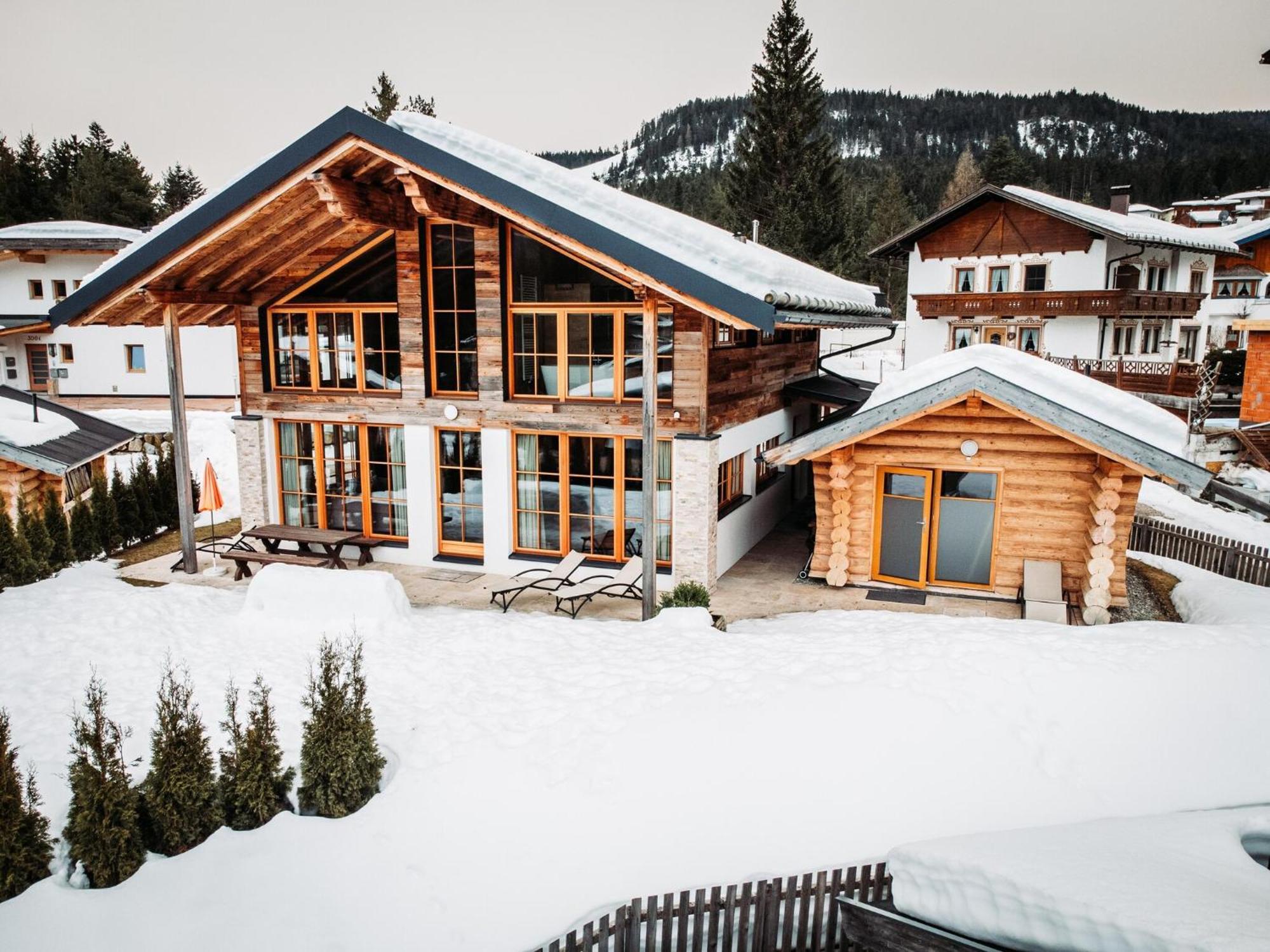 Chalets Im Weidach, Leutasch Esterno foto