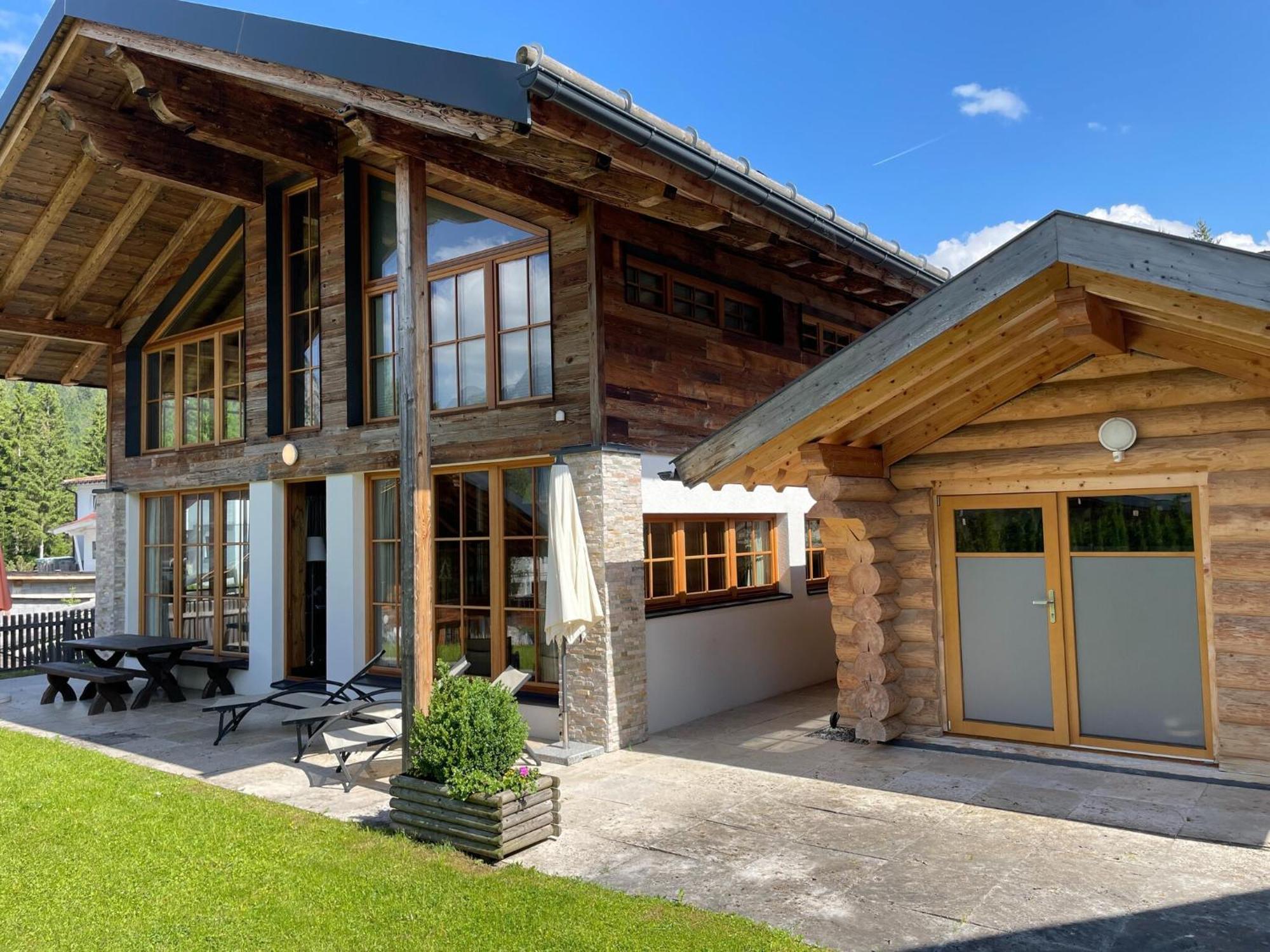 Chalets Im Weidach, Leutasch Esterno foto