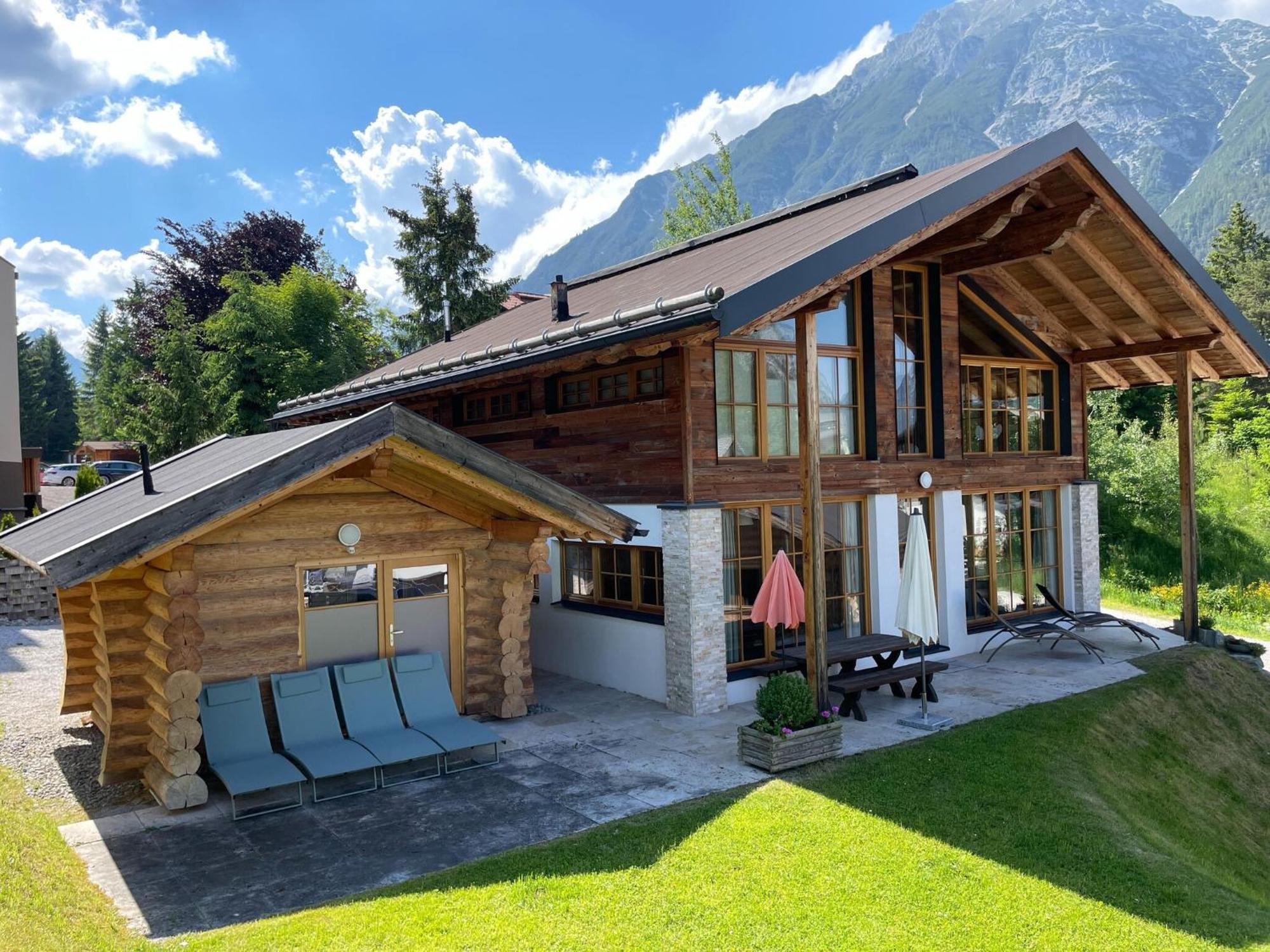 Chalets Im Weidach, Leutasch Esterno foto